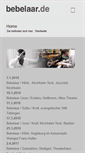 Mobile Screenshot of bebelaar.de